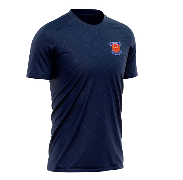 Picture of birr Town AFC Jacquard Lightweight T-shirt Navy