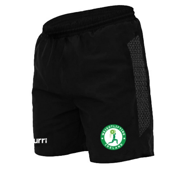 Picture of Weightlifting Ireland Core Leisure Shorts Black-Black