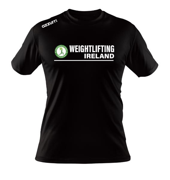 Picture of Weightlifting ireland Cotton T-Shirt Black