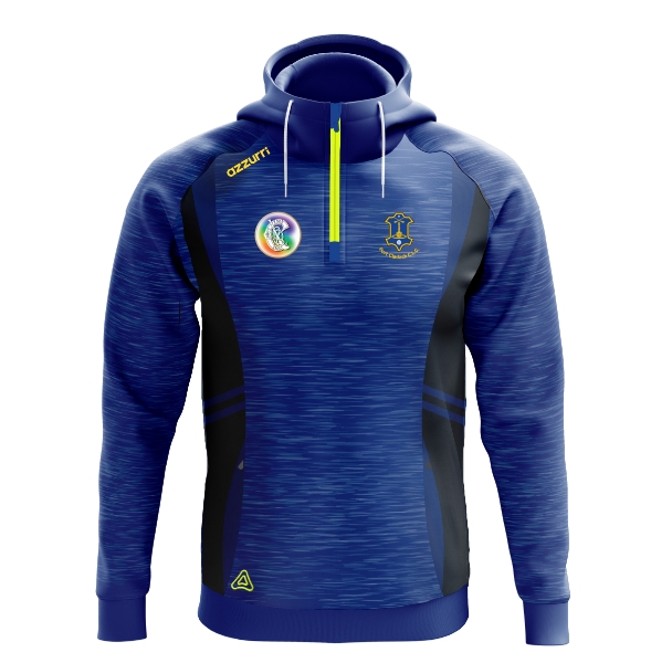 Picture of Portlaw LGFA Swilly Hoodie Royal Melange-Gunmetal Grey-Royal