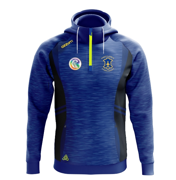 Picture of Portlaw Camogie Swilly hoodie Royal Melange-Gunmetal Grey-Royal