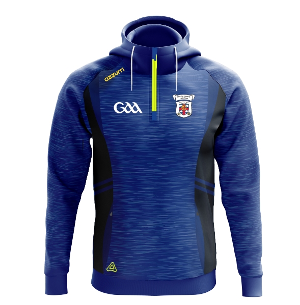 Picture of loughrea GAA Swilly Hoodie Royal Melange-Gunmetal Grey-Royal
