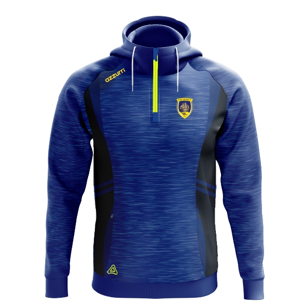 Picture of Duncannon FC Swilly Hoodie Royal Melange-Gunmetal Grey-Royal
