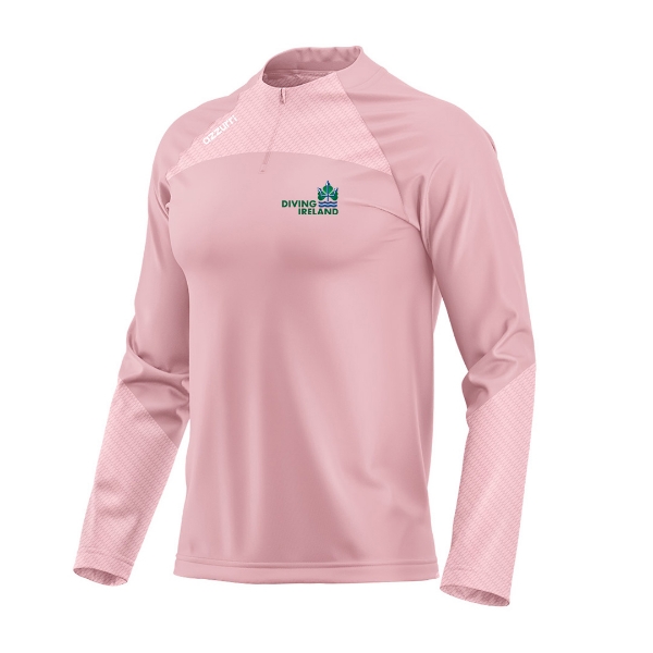 Picture of Diving Ireland Ladies Fit  Nevada Half-Zip Pink