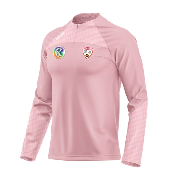 Picture of Ballyduff Lower Camogie Ladies Fit  Nevada Half-Zip Pink