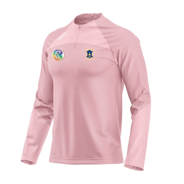 Picture of Portlaw Camogie Club Waterford Ladies Fit  Nevada Half-Zip Pink