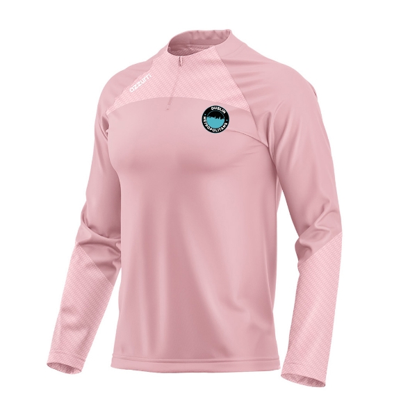 Picture of Dublin Metropolitans Ladies Fit Nevada Half-Zip Pink