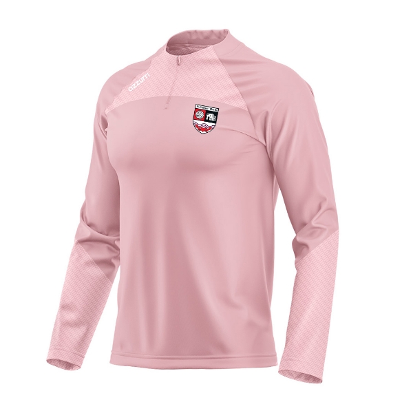 Picture of Fr Griffins Eire Og Ladies Fit  Nevada Half-Zip Pink