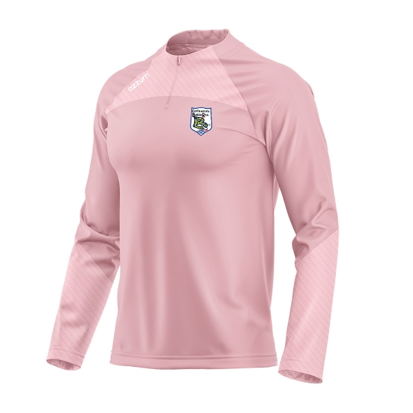 Picture of Barryroe Camogie Club Ladies Fit  Nevada Half-Zip Pink