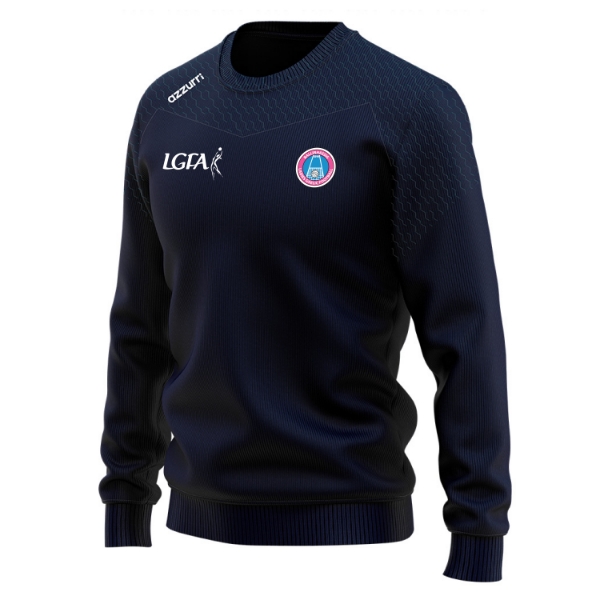 Picture of Ballinhassig LGFA Kids Cali Crew Neck Navy- Navy Honeycomb