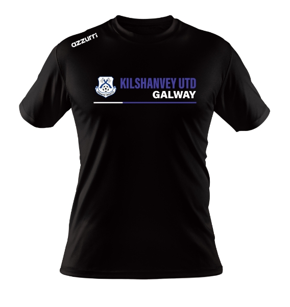 Picture of Kilshanvey United Cotton T-Shirt Black