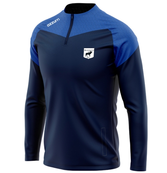 Picture of Blessington Rugby Club Wicklow Kids Cali Half-Zip Navy-Royal Honey Comb