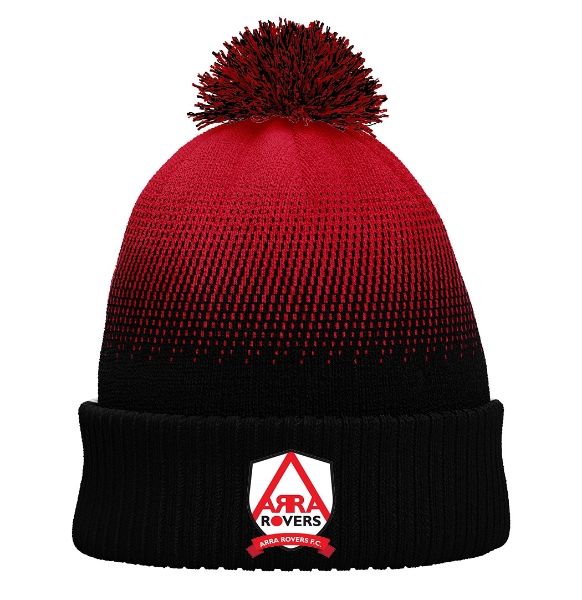Picture of Arra Rovers Cali Bobble Hat Black-Red