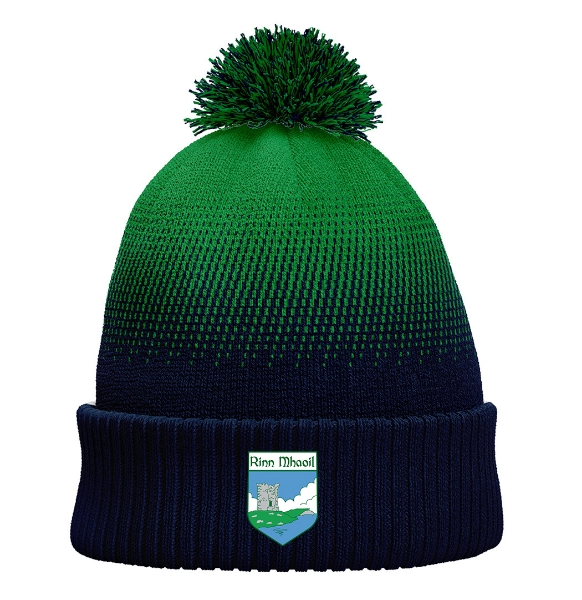 Picture of Renvyle Gaa Capri Bobble Hat Navy-Emerald