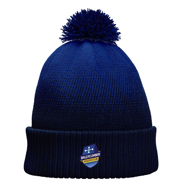Picture of ballycumber AC Cali Bobble Hat Navy-Royal
