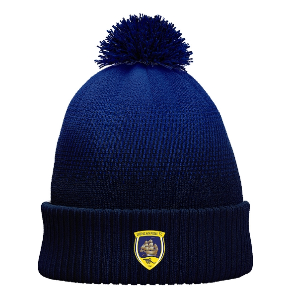 Picture of Duncannon FC Cali Bobble Hat Navy-Royal