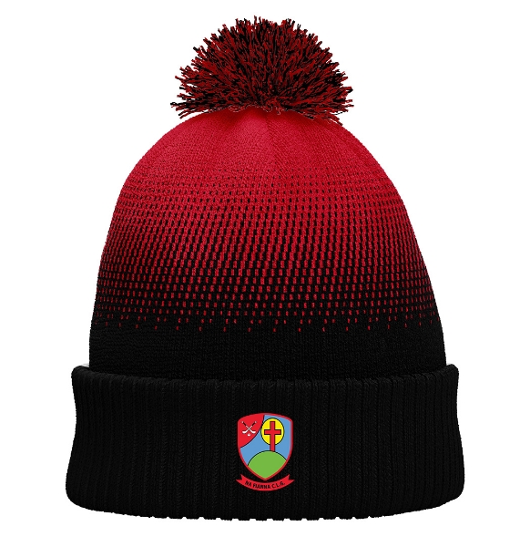 Picture of na Fianna HC Cali Bobble Hat Black-Red