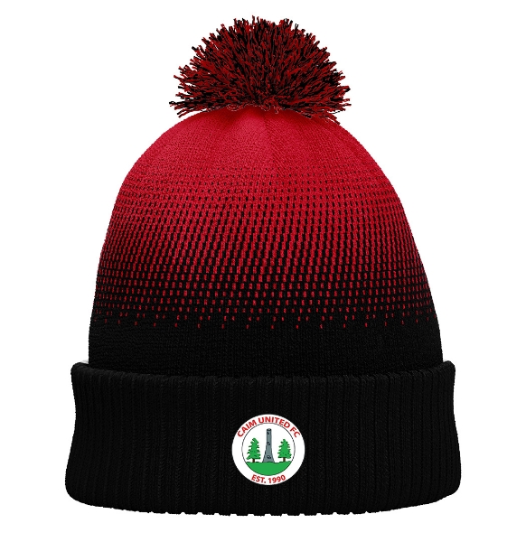 Picture of Caim United Cali Bobble Hat Black-Red