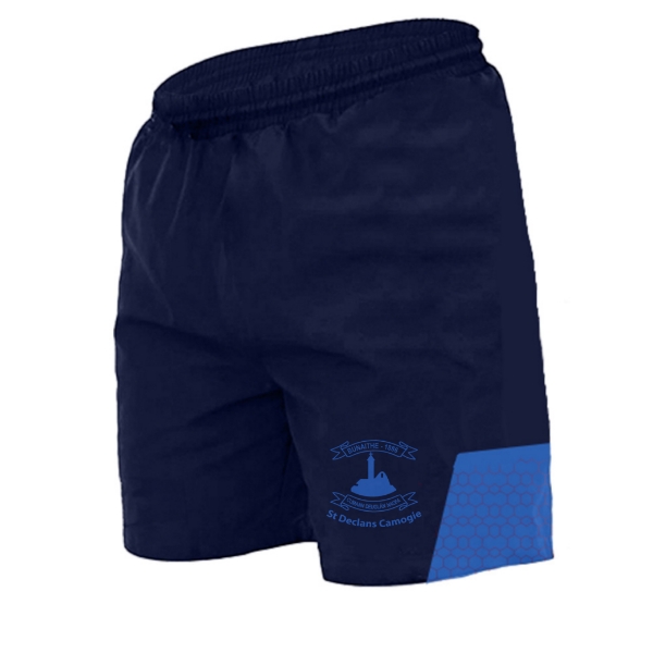 Picture of St Declans Camogie Club Waterford Cali Leisure Shorts Navy-Royal Honey Comb