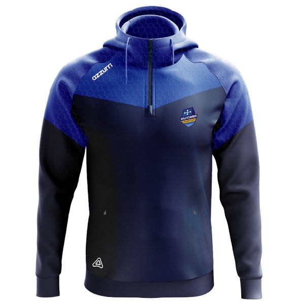 Picture of Ballycumber Athletics Club Offaly Kids Cali Hoodie Navy-Royal Honey Comb