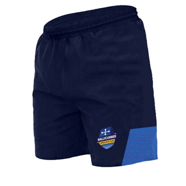 Picture of Ballycumber Athletics Club Offaly Cali Leisure Shorts Navy-Royal Honey Comb