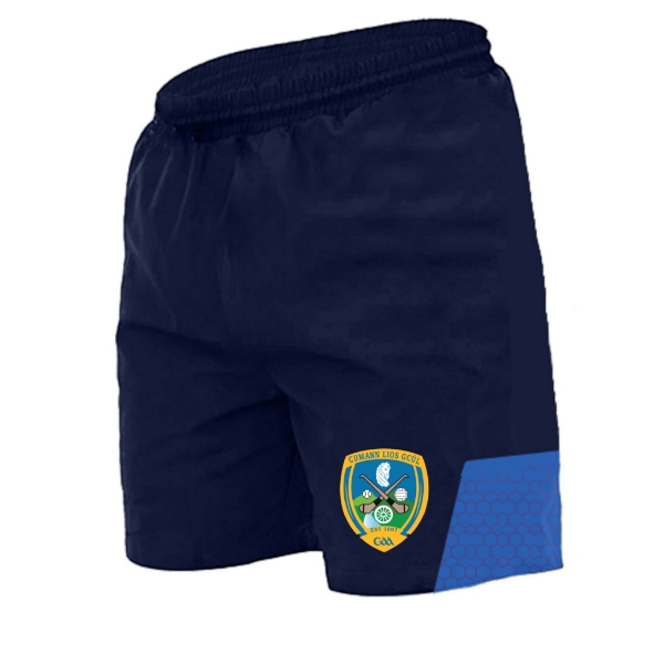 Picture of Lisgoold LGFA Cali Leisure Shorts Navy-Royal Honey Comb