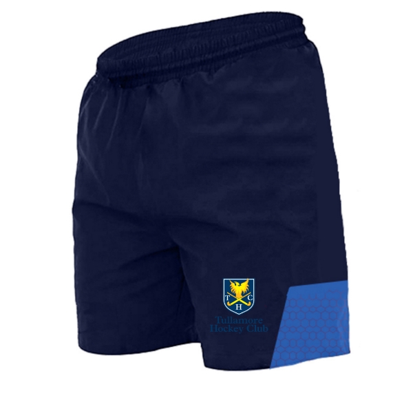Picture of Tullamore Hocket Club Cali Leisure Shorts Royal-Navy Honey Comb