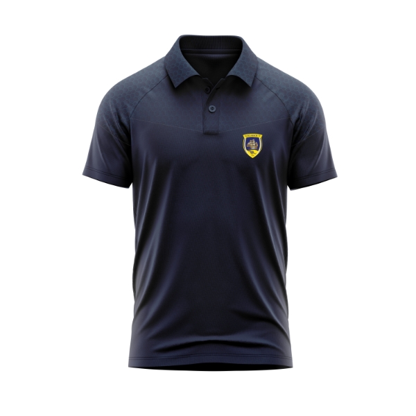 Picture of Duncannon FC Wexford Cali Polo Navy-Navy Honey Comb