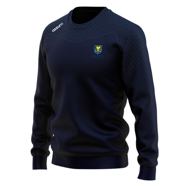 Picture of Tullamore Hockey Club Cali Crew Neck Navy-Navy Honey Comb