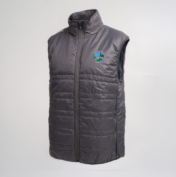 Picture of Kiltullagh Camogie Corre Quilted Gilet Gunmetal Grey