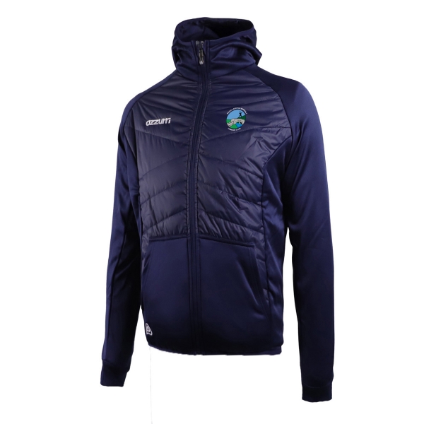 Picture of Kiltullagh Camogie Hybrid Hoodied Jacket Navy-Navy