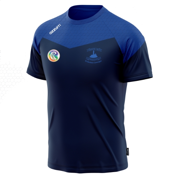 Picture of St Declans Camogie Club Waterford Kids Cali T-Shirt Navy-Royal Honey Comb