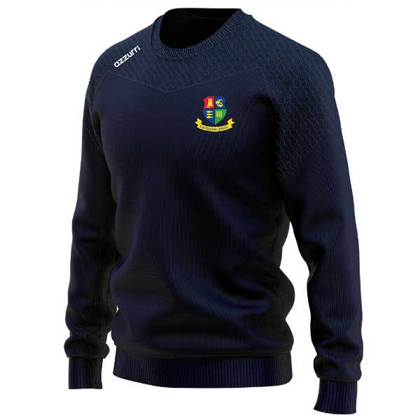 Picture of Carrigaline Utd Kids Cali Crew Neck Navy- Navy Honeycomb