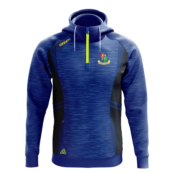 Picture of Carrigaline Utd Swilly hoodie Royal Melange-Gunmetal Grey-Royal