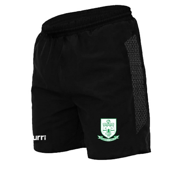 Picture of Enniscorthy Town FC Core Leisure Shorts Black-Black
