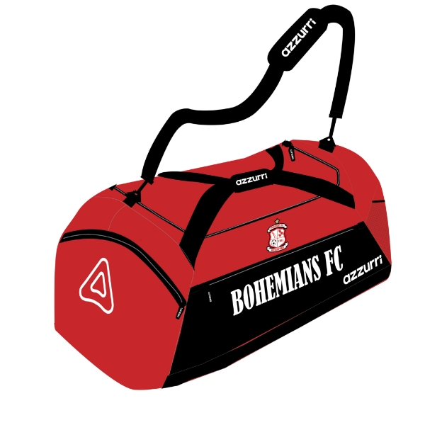 Picture of Bohemians Core Kitbag Red-Black